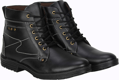 

Kraasa Long Cowboy Boots For Men(Black
