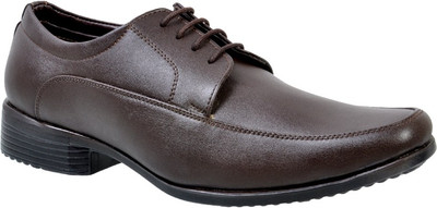 

Hirel's Brown Lace Up Shoes For Men(Brown