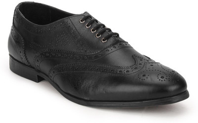 

Arden Bryce Wing Cap Brogue Lace Up Shoes For Men(Blue, Black+blue