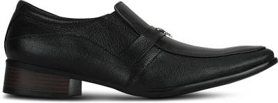 Kielz Kielz Black Formal Slip-Ons Shoes Corporate Casuals
