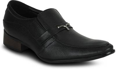 Kielz Kielz Black Formal Slip-Ons Shoes Corporate Casuals