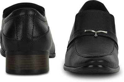 Kielz Kielz Black Formal Slip-Ons Shoes Corporate Casuals