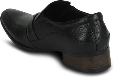 Kielz Kielz Black Formal Slip-Ons Shoes Corporate Casuals