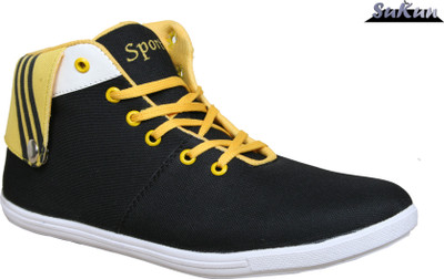 

Sukun Bky Sneakers For Men(Black, Yellow), Yellow1