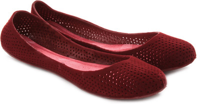 

Sandak by Bata Hyden Flock Bellies For Women(Maroon, Pink