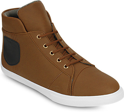 

Get Glamr Basic Canvas Sneakers For Men(Tan