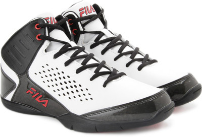 

Fila CONVERSION Basket Ball Shoes For Men(Multicolor, Wht/blk/rd
