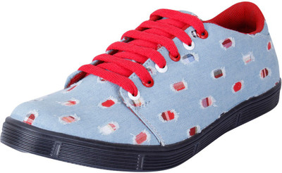 

FAUSTO Trendy Sneakers For Men(Blue, Sky blue