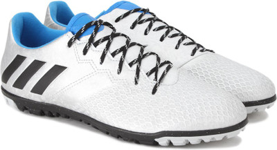 

ADIDAS MESSI 16.3 TF Football Shoes For Men(Silver, Silver met./core black/shock blue s16