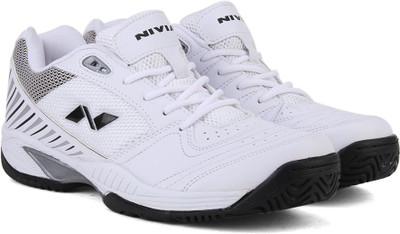 

Nivia Rapid Tennis Shoes For Men(White, Black