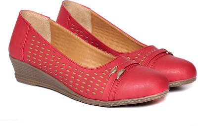 Adorn Latest Fashion Bellies For Women(Red