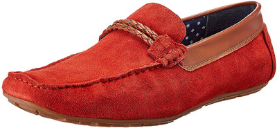 

FootIn by Bata Loafers For Men(Black, Red