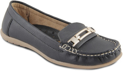 

Pink Fever Loafers For Women(Black