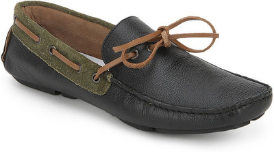 

Knotty Derby Riddle Boat Shoes For Men(Black, Olive