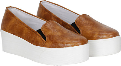 

Kraasa Height Increasing Loafers For Women(Tan