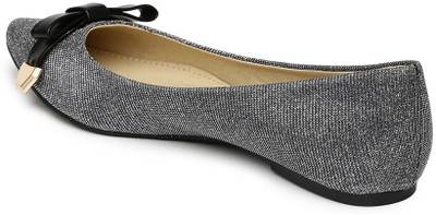 Addons Glitter pointed toe ballerinas Bellies