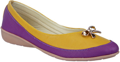 Party Girl Casual Bellies For Women(Yellow