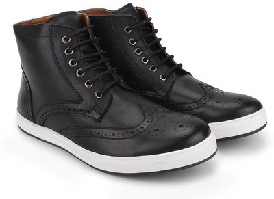 

Knotty Derby Carrow Brogue Corporate Casuals For Men(Black