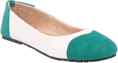 

Adorn A4-2004 green Bellies For Women(Green, White, Green and white