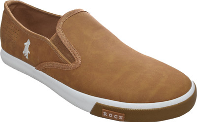 

Badibasket Lazy Slip Ons Casual Shoes For Men(Tan)