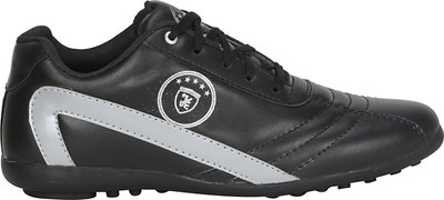 

Kraasa Xing Football Shoes For Men(Black, Silver