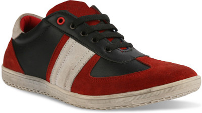 

Bacca Bucci Men genuine leather red Sneakers For Men(Red