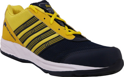 Shoe Striker Running Shoes For Men(Navy, Yellow)