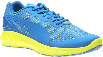 

Puma IGNITE Ultimate Layered Running Shoes For Men(Blue, Electric blue lemonade-puma white-safety