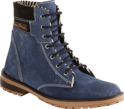

Bacca Bucci Ankle Length Suede Boots For Men(Blue, Navy blue