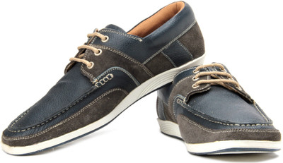 

High Sierra Boat Shoes For Men(Grey, Navy