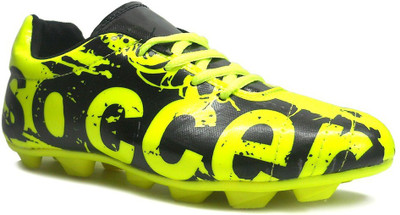 

Fast Trax Green and Black Football Shoes For Men(Multicolor