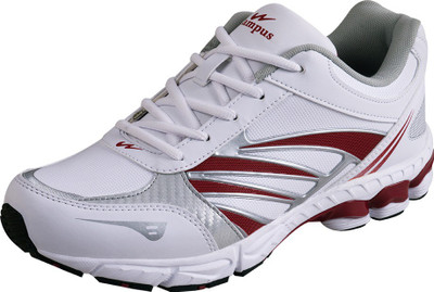 

Campus Magnum Running Shoes For Men(White), Silver
