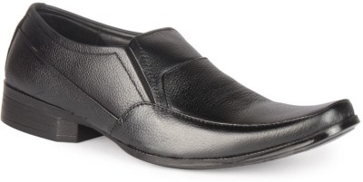 

Leather King Smith Black Slip On For Men(Black