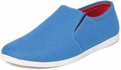 

Zapatoz zapatoz perfurated blue loafer Loafers For Men(Blue