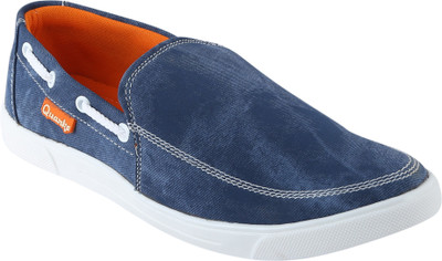 Quarks Denim Look Loafers For Men(Blue