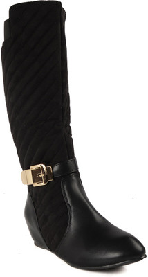 

Flat n Heels Boots For Women(Black)