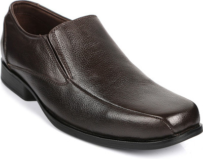 Escaro Formal Shoes Slip On For Men(Brown