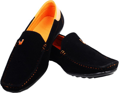 

Greenfoot Thai Loafers For Men(Orange, Black)