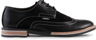 

Shumael Black Corporate Casuals Corporate Casuals For Men(Black)