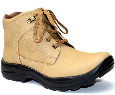 

Guava Camel Boots For Men(Beige, 02;brown