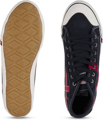Lee Cooper Men Mid Ankle Canvas Sneakers