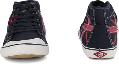 Lee Cooper Men Mid Ankle Canvas Sneakers