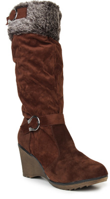 

Stylistry Maxis Brown Color Boots For Women(Brown