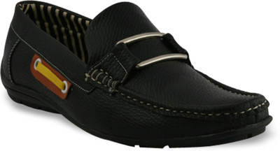 Bacca Bucci Adorable Black Loafers For Men(Black