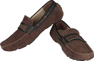 

tZaro Driving Shoes For Men(Brown