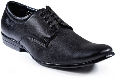 

Zapatoz Black Stylish Office Lace Up For Men(Black