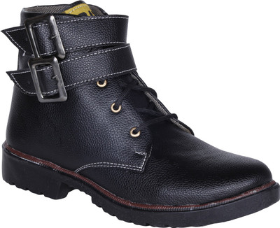 

Flute Height Boots For Men(Black