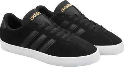 

ADIDAS NEO VLCOURT VULC Sneakers For Men(Black, Cblack/cblack/magold