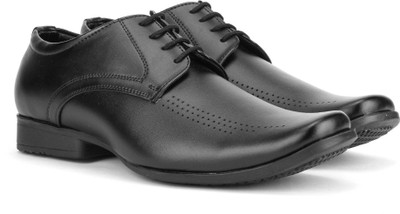 

Bata Leo Men Synthetic Leather Lace Up Shoes For Men(Black