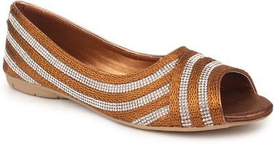 

Sindhi Footwear Venetian Bellies For Women(Brown)